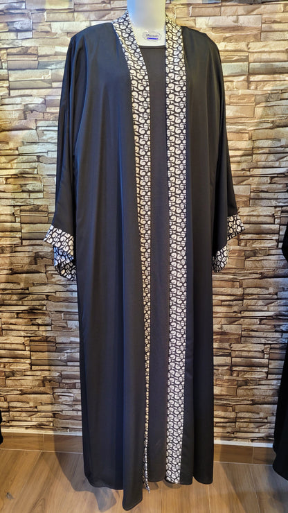 Abaya 15 عباية قماش ندى